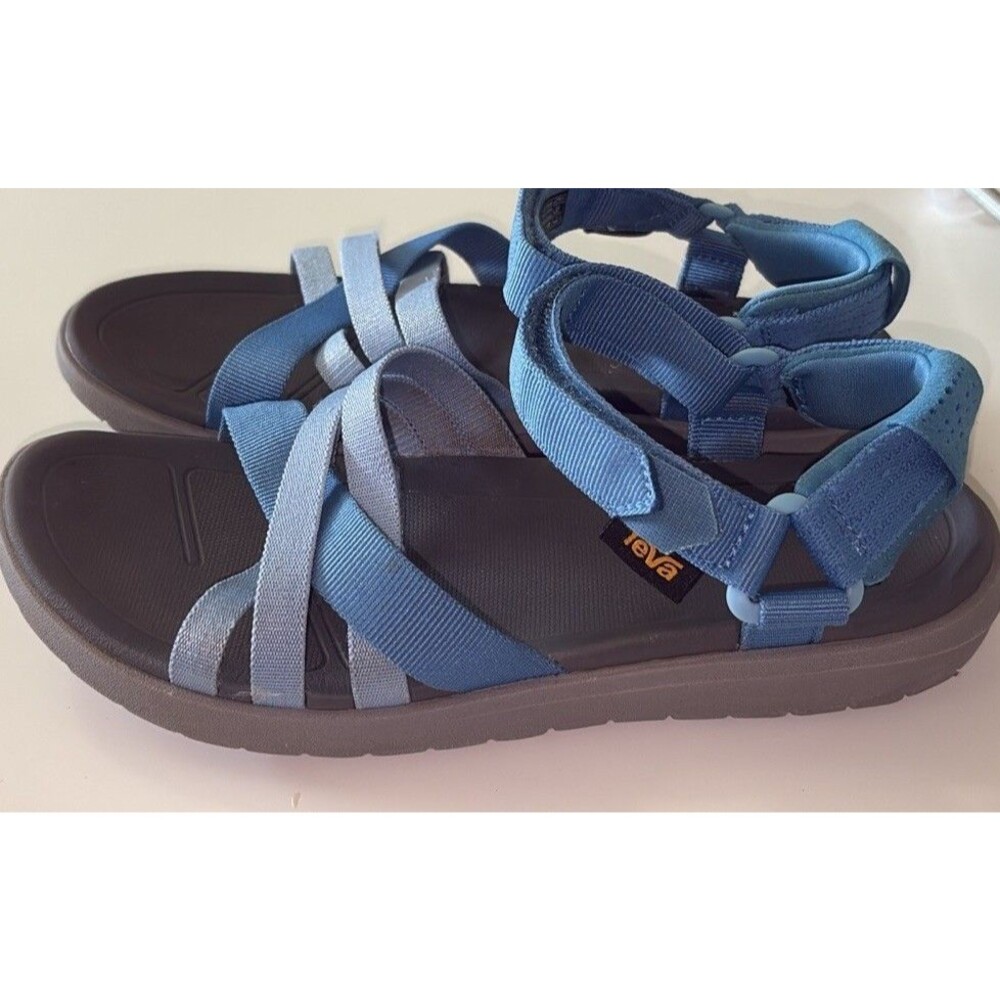 TEVA Women's Tirra Hiking Outdoor Sandals Size US 9 Bering Sea Blue Comfort Wear - Picture 3 of 11